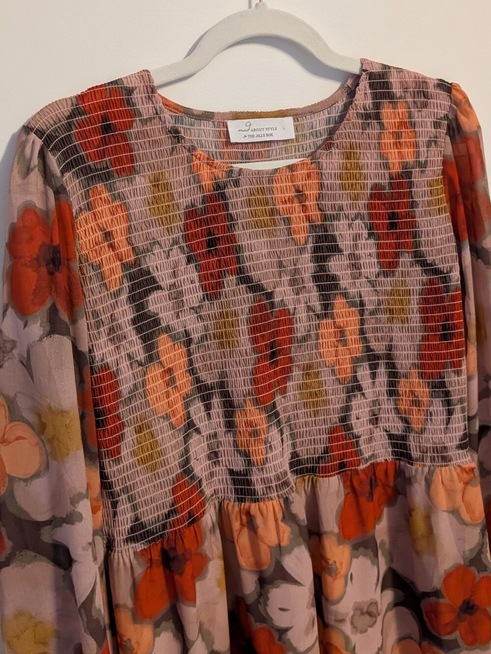 NWOT! Mad About Style x Jilly Box - Grace Floral Midi Dress [L] - Picture 3 of 6